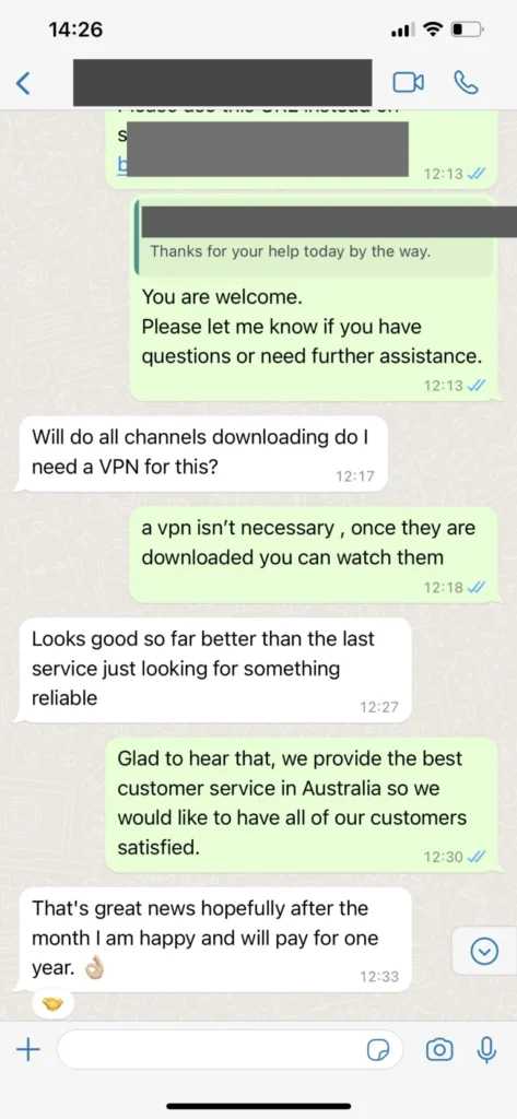 IPTV Climb WhatsApp ervaring 3 in de eerste reeks